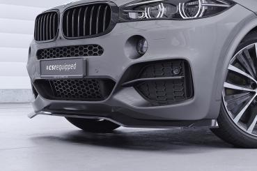 CSR Frontspoiler | Cup-Spoilerlippe mit ABE für BMW X5 (F15) M-Paket CSL934-L schwarz matt (Lackierung erforderlich)