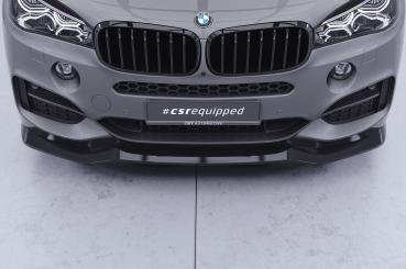 CSR Frontspoiler | Cup-Spoilerlippe mit ABE für BMW X5 (F15) M-Paket CSL934-L schwarz matt (Lackierung erforderlich)