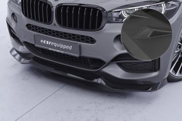CSR Frontspoiler | Cup-Spoilerlippe mit ABE für BMW X5 (F15) M-Paket CSL934-L schwarz matt (Lackierung erforderlich)