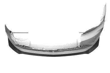CSR Frontspoiler | Cup-Spoilerlippe mit ABE für Opel Astra L Sports Tourer CSL937-S Strukturiert schwarz matt (keine Lackierung erforderlich)