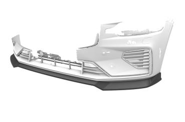 CSR Frontspoiler | Cup-Spoilerlippe mit ABE für Volvo S60 (3.Gen) CSL939-K Kupfer matt (keine Lackierung erforderlich)