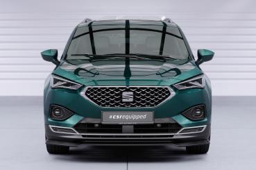 CSR Frontspoiler | Cup-Spoilerlippe mit ABE für Seat Tarraco CSL946-C Carbon Look glänzend (keine Lackierung erforderlich)