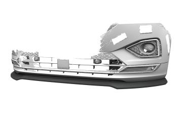 CSR Frontspoiler | Cup-Spoilerlippe mit ABE für Seat Tarraco CSL946-C Carbon Look glänzend (keine Lackierung erforderlich)