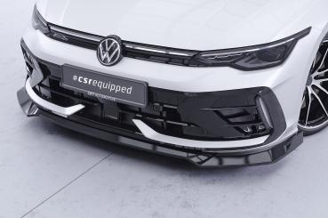 CSR Frontspoiler | Cup-Spoilerlippe mit ABE für VW Golf 8 R CSL947-K Kupfer matt (keine Lackierung erforderlich)