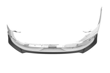 CSR Frontspoiler | Cup-Spoilerlippe mit ABE für VW Golf 8 R CSL947-S Strukturiert schwarz matt (keine Lackierung erforderlich)
