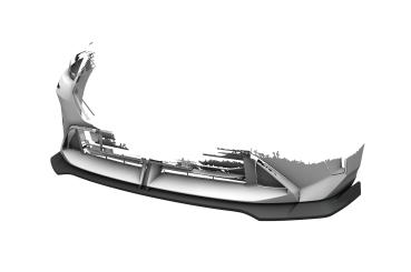 CSR Frontspoiler | Cup-Spoilerlippe mit ABE für BMW 1er F70 / 2er F74  CSL949-L schwarz matt (Lackierung erforderlich)