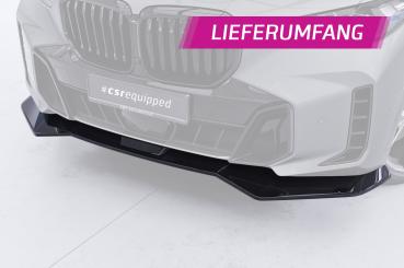 CSR Frontspoiler | Cup-Spoilerlippe mit ABE für BMW X5 G05 CSL951-L schwarz matt (Lackierung erforderlich)