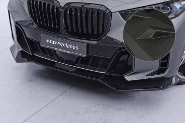 CSR Frontspoiler | Cup-Spoilerlippe mit ABE für BMW X5 G05 CSL951-M Carbon Look matt strukturiert (keine Lackierung erforderlich)