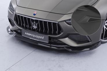 CSR Frontspoiler | Cup-Spoilerlippe mit ABE für Maserati Ghibli III (Tipo M157) CSL953-L schwarz matt (Lackierung erforderlich)