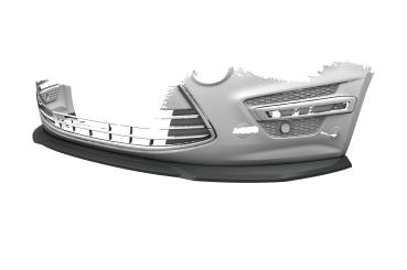 CSR Frontspoiler | Cup-Spoilerlippe mit ABE für Ford S-Max MK1 (WA6) CSL960-K Kupfer matt (keine Lackierung erforderlich)