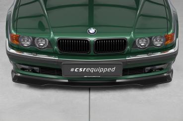 CSR Frontspoiler | Cup-Spoilerlippe mit ABE für BMW 7er (E38) CSL962-S schwarz matt strukturiert (keine Lackierung erforderlich)
