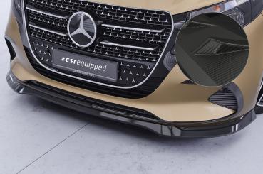 CSR Frontspoiler | Cup-Spoilerlippe mit ABE für Mercedes-Benz V-Klasse 447 CSL965-M Carbon Look matt strukturiert (keine Lackierung erforderlich)