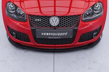 CSR Frontspoiler | Cup-Spoilerlippe mit ABE für VW Golf 5 (Typ 1K) GTI Edition 30/Pirelli CSL967-M Carbon Look matt strukturiert (keine Lackierung erforderlich)
