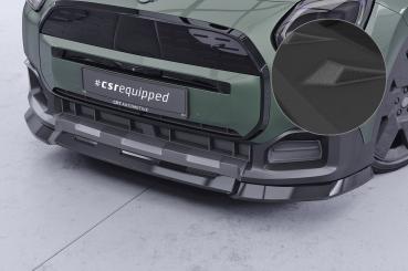 CSR Frontspoiler | Cup-Spoilerlippe mit ABE für Mini Countryman (U25) CSL969-S schwarz matt strukturiert (keine Lackierung erforderlich)