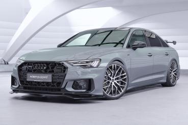 CSR Frontspoiler | Cup-Spoilerlippe mit ABE für Audi A6 / S6 C8 (Typ 4A) CSL976-M Carbon Look matt strukturiert (keine Lackierung erforderlich)