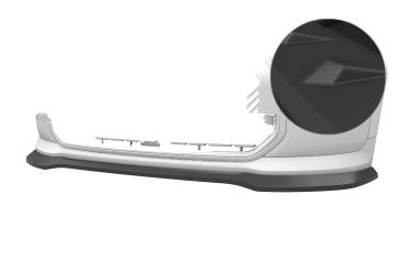 CSR Frontspoiler | Cup-Spoilerlippe mit ABE für Mini F65 / F66 / F67 CSL978-S schwarz matt strukturiert (keine Lackierung erforderlich)