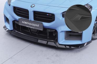 CSR Frontspoiler | Cup-Spoilerlippe mit ABE für BMW M2 G87 CSL981-L schwarz matt (Lackierung erforderlich)