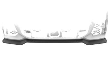 CSR Frontspoiler | Cup-Spoilerlippe mit ABE für BMW X6 G06 CSL982-L schwarz matt (Lackierung erforderlich)