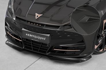 CSR Frontspoiler | Cup-Spoilerlippe mit ABE für Cupra Tavascan CSL985-M Carbon Look matt strukturiert (keine Lackierung erforderlich)