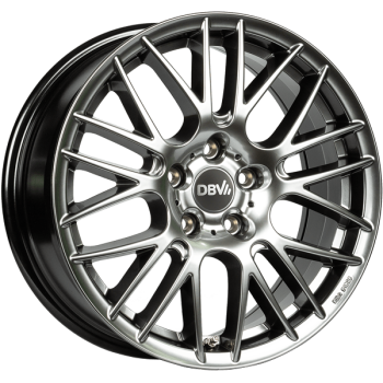 DBV Alufelge 5KS 003 hyper silber 6.5x16 ET50 5x112 Nabe 74.1mm KBA 51825