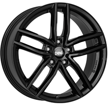DBV Alufelge Andorra TR black 7.5x18 ET38 5x114.3 Nabe 71.6mm KBA 53476