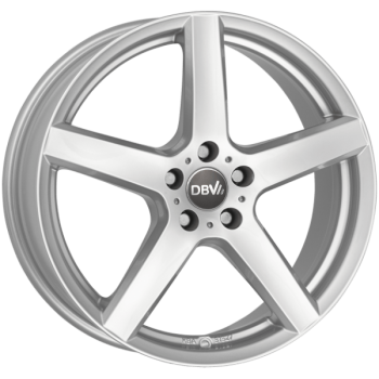 DBV Alufelge Navigio TY silber metallic 7x16 ET43 5x112 Nabe 57.1mm KBA 52971