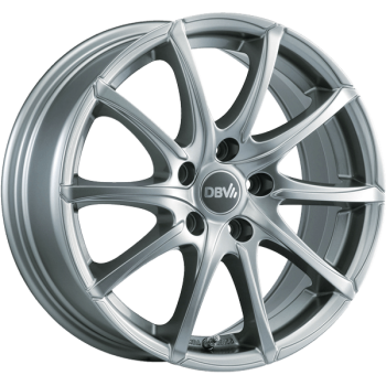 DBV Alufelge Tropez shadow silber 6.5x16 ET44 5x108 Nabe 74.1mm KBA 49159
