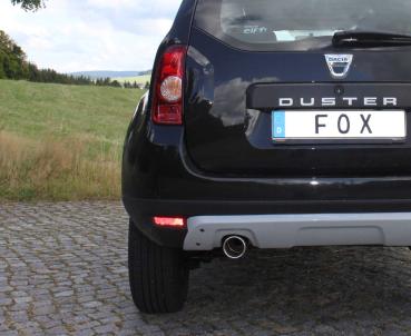 Fox passend für Dacia Duster 4x2 - Frontantrieb Endschalldämpfer - 1x90 Typ 12 DC030071-051