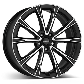 DEZENT Alufelge AR dark black/polished 7.5x18 ET51 5x114.3 Nabe 67.1mm KBA 54571