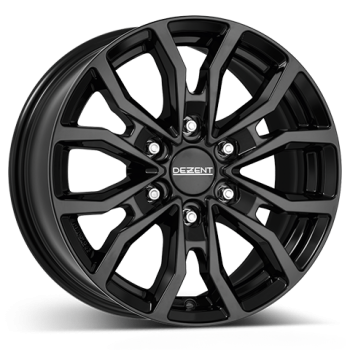 DEZENT Alufelge KC black black 7.5x18 ET45 6x130 Nabe 84.1mm KBA 54558