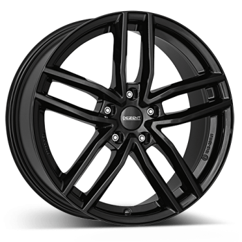 DEZENT Alufelge TR black black 9x18 ET52.5 5x112 Nabe 66.6mm KBA 53731