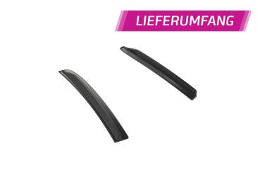 CSR Dachfinnen mit ABE für BMW 2er F22 Coupe DF002-L schwarz matt (Lackierung erforderlich)