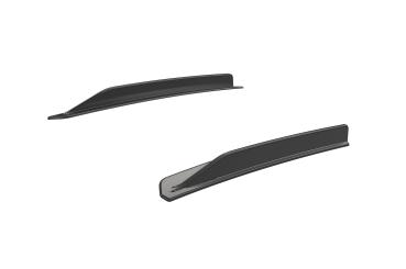 CSR Dachfinnen mit ABE für Ford Mustang MK6 Coupe / Fastback DF008-C Carbon Look Hochglanz (keine Lackierung erforderlich)