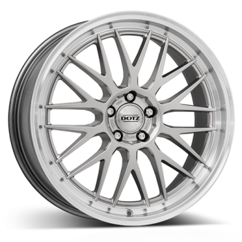 DOTZ Alufelge Bilbao blaze Silver/polished lip 9.0x19 ET35 112.0 Nabe 70.1mm 100331.0