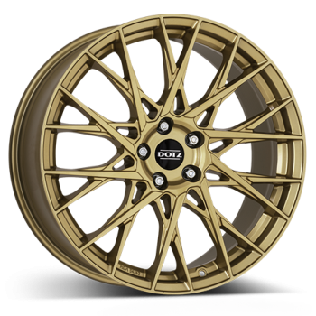 DOTZ Alufelge Fuji gold Gold 8x18 ET48 5x112 Nabe 70.1mm KBA 54341