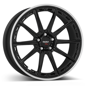DOTZ Alufelge Sonoma dark Black matt/polished lip 8x19 ET45 5x120 Nabe 72.6mm KBA 55456
