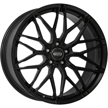 DOTZ Alufelge Suzuka black black 8x18 ET45 5x108 Nabe 70.1mm KBA 52902