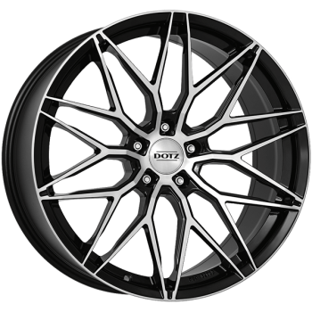 DOTZ Alufelge Suzuka dark black/polished 9x20 ET40 5x112 Nabe 70.1mm KBA 52904