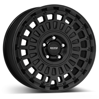 DOTZ Alufelge Talara black black matt 8x17 ET50 5x118 Nabe 71.1mm KBA 55698