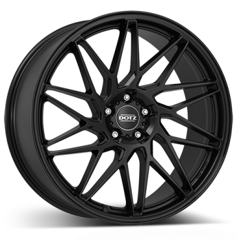 DOTZ Alufelge Tanaka black black matt 9x21 ET28 5x112 Nabe 70.1mm KBA 53786