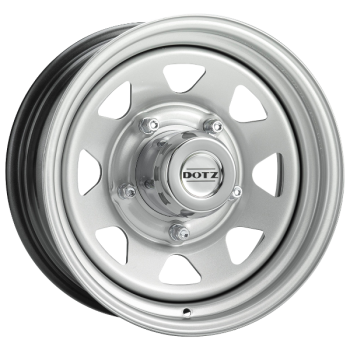 DOTZ Alufelge Dakar silver 7x16 ET40 5x130 Nabe 84.1mm KBA 46217