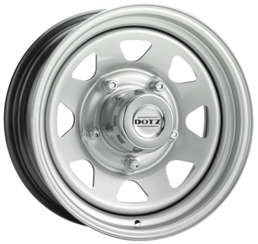 DOTZ Alufelge Dakar silver 7x16 ET13 6x139.7 Nabe 110mm KBA 46217
