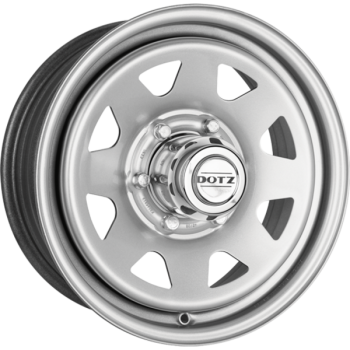 DOTZ Alufelge Pharao silver 6x15 ET45 5x139.7 Nabe 98.5mm KBA 46218