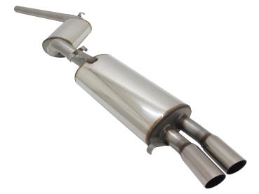 Novus Edelstahl Gruppe A Komplettanlagen 16V Look 2x60mm für VW Golf 2