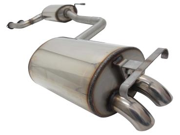 Novus Edelstahl Abgasanlage Original Look für Mercedes W201 2.5 16V / 2.6 – EG-Genehmigung