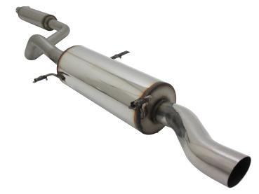 Novus Edelstahl Sportauspuffanlage 55mm 1x60mm S-Design für VW Golf 1 Cabrio