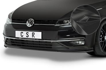 CSR Frontansatz für VW Golf 7 Basis FA285-C Carbon Look glänzend (keine Lackierung erforderlich)