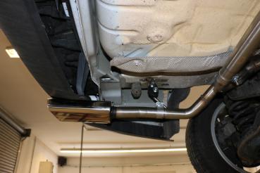 Fox passend für Ford Focus III Ecoboost - Turnier/ Kombi Endschalldämpfer Ausgang rechts/links - 145x65 Typ 59 rechts/links FO032103-671