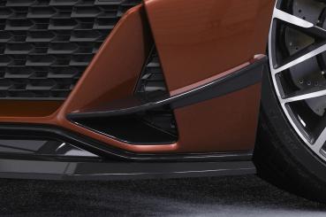 CSR Performance Flaps mit ABE für Audi R8 (Typ 4S) Facelift FP020-L schwarz matt (Lackierung erforderlich)