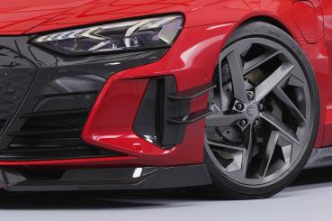 CSR Performance Flaps mit ABE für Audi e-tron GT FP023-C Carbon Look Hochglanz (keine Lackierung erforderlich)